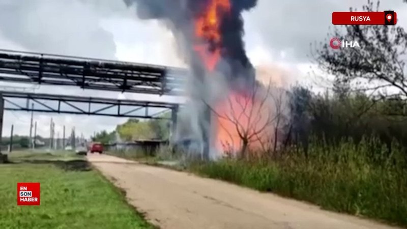 Rusya’da petrokimya tesisinde patlama