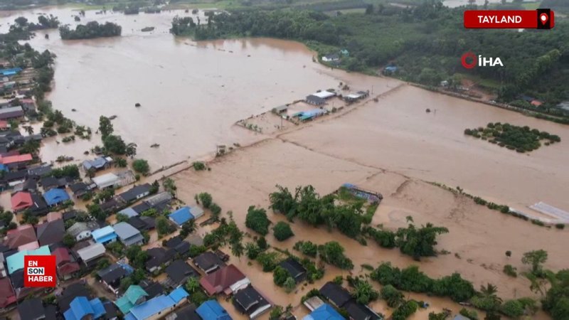 Tayland’ın kuzey bölgelerinde etkili olan şiddetli yağış sele neden oldu
