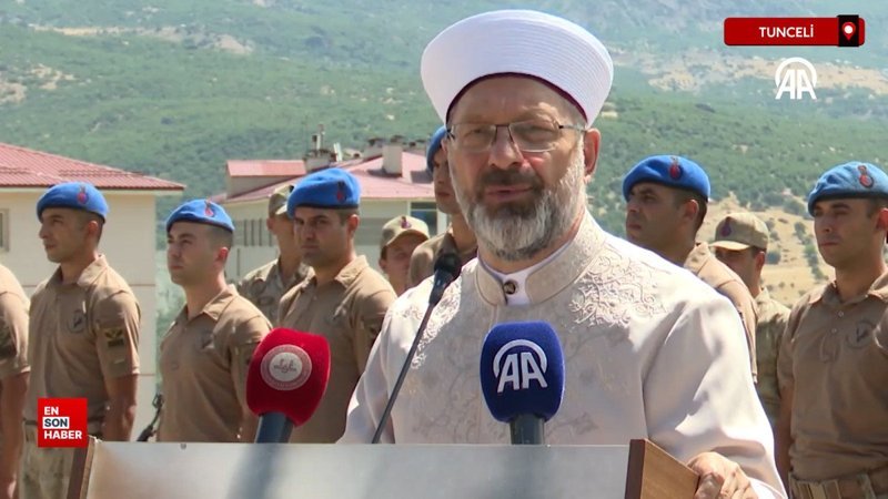 Tunceli İl Jandarma Komutanlığı’nda cami temeli atıldı