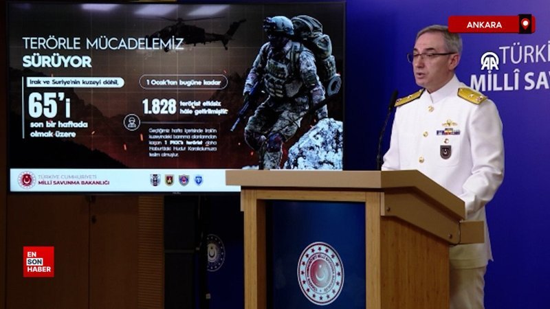 Son bir haftada 65 terörist etkisiz hale getirildi