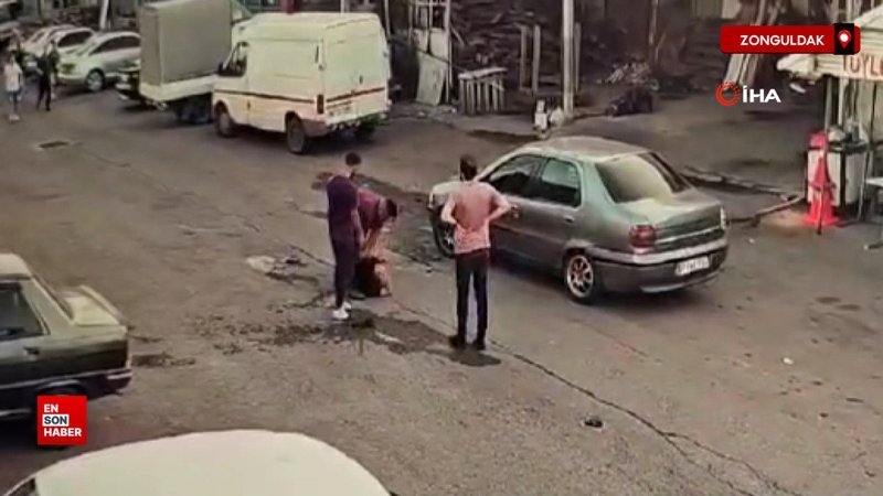 Zonguldak'ta aracını almaya gittiği tamirhanede saldırıya uğradı