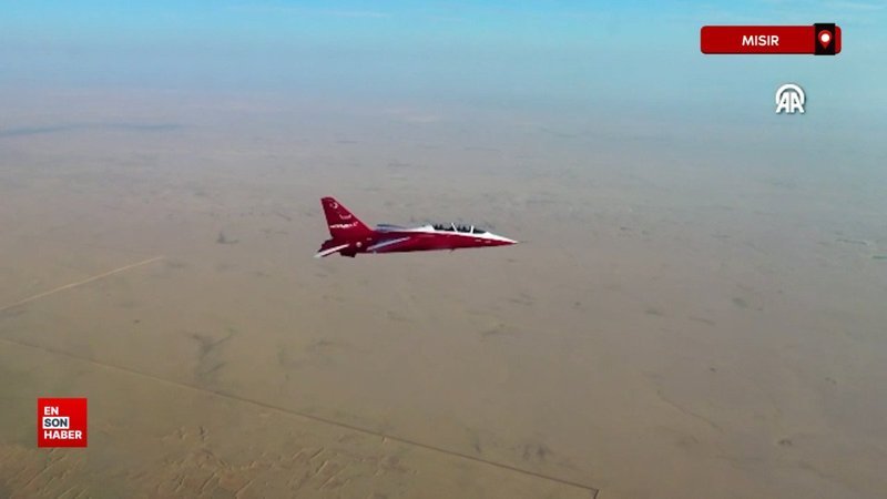 HÜRJET jet eğitim uçağı Mısır semalarında