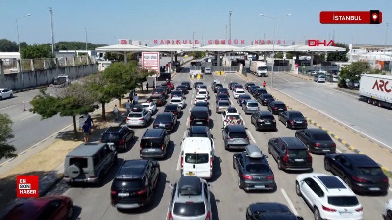 Gurbetçiler dönüşlerini tamamladı! Sınır kapılarında rekor kırıldı