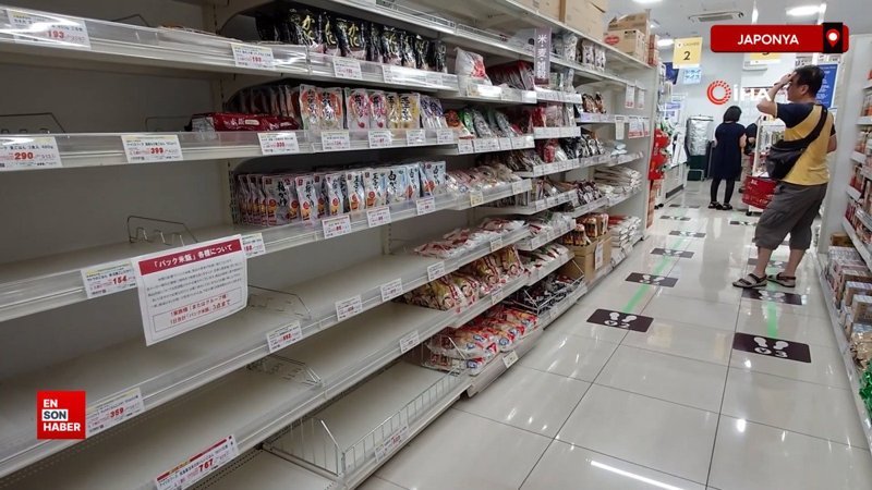 Japonya’da pirinç krizi: Market rafları boş kaldı