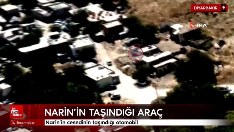 Diyarbakır'da Narin’in cesedinin taşındığı otomobil