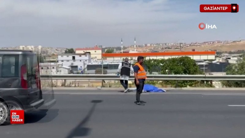 Gaziantep'te bariyerlere çarpan motosikletli hayatını kaybetti