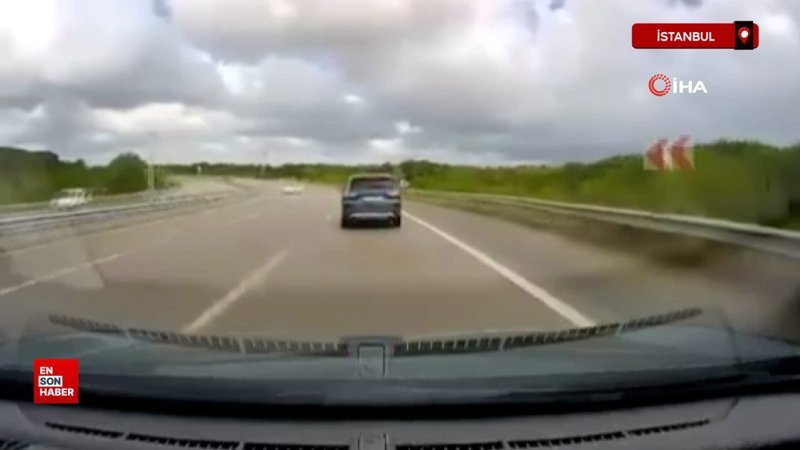 İstanbul Şile'de otomobil takla atarak savruldu