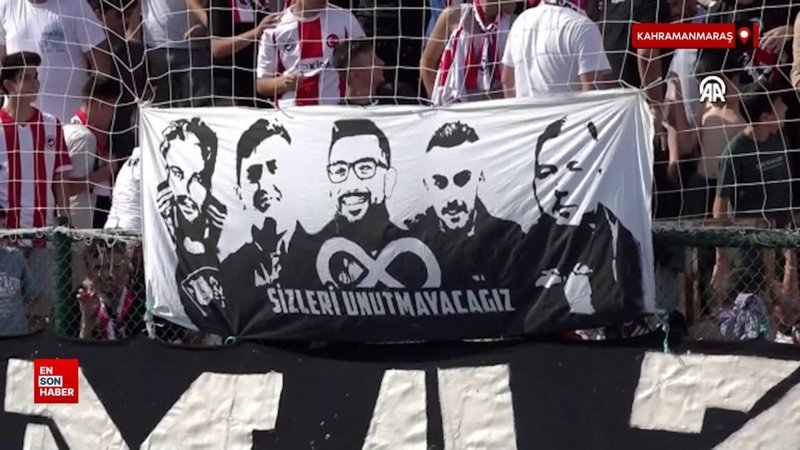 Kahramanmaraş'ta depremde futbolcu çocuklarını kaybeden aileler takımı yalnız bırakmadı