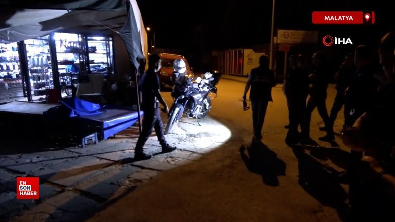 Malatya'da anonsa giden polis ekipleri, esnafı kanlar içerisinde buldu