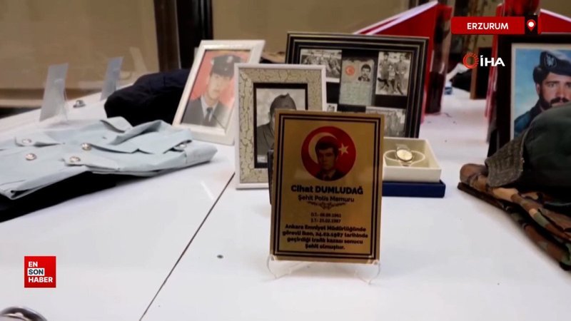 Erzurum Emniyeti'nden şehitlere vefa
