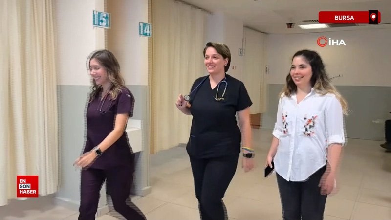 Bursa'da yıllar sonra doğdukları hastaneye doktor olarak atandılar