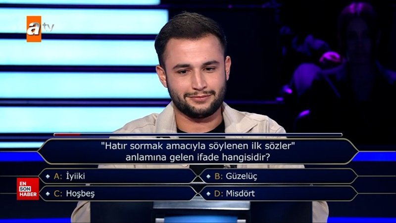 Kim Milyoner Olmak İster'de elendiği soruyla şaşkına çevirdi
