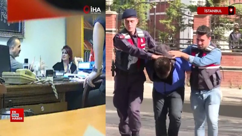 Savcıyı makamında ölümle tehdit eden yenidoğan çete üyeleri adliyede