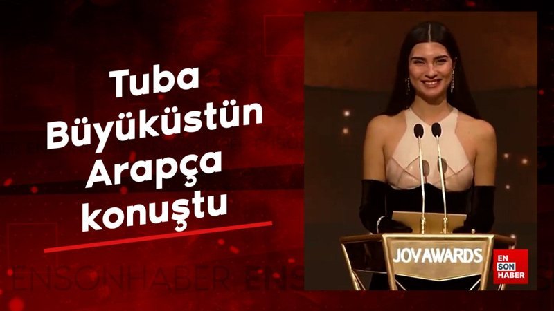 Tuba Büyüküstün Arapça konuştu