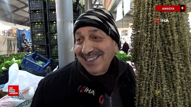 Amasya'da çiçek bamyanın fiyatı gram altını geçti