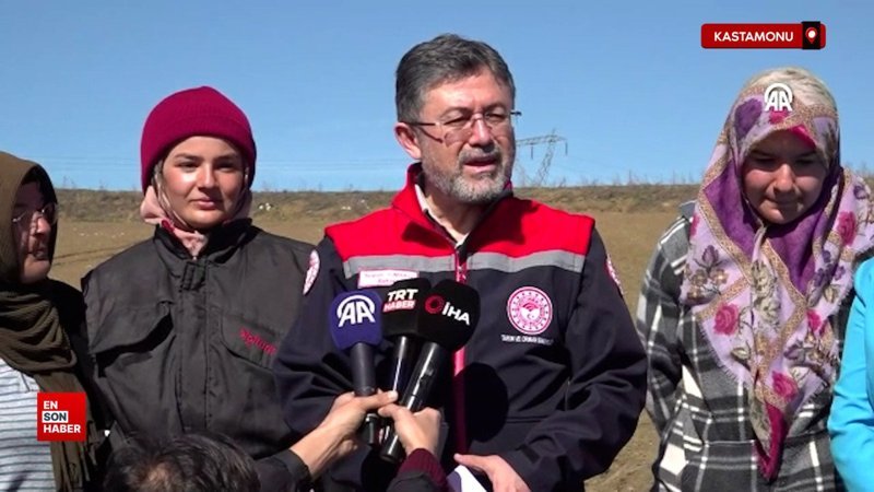 Tarım ve Orman Bakanı Yumaklı, Kastamonu'da sarımsak ekimine katıldı