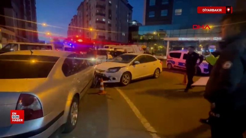 Diyarbakır'da otomobiliyle, evli sevgilisinin aracına çarptı