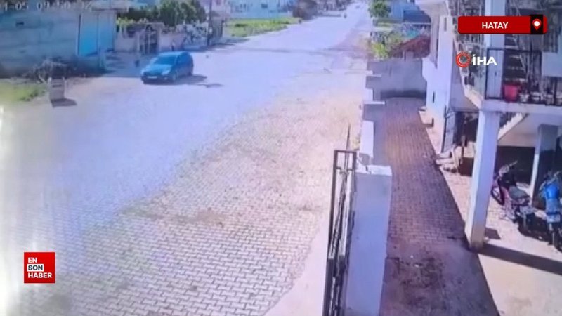 Hatay’da küçük çocuk otomobilin altında kaldı
