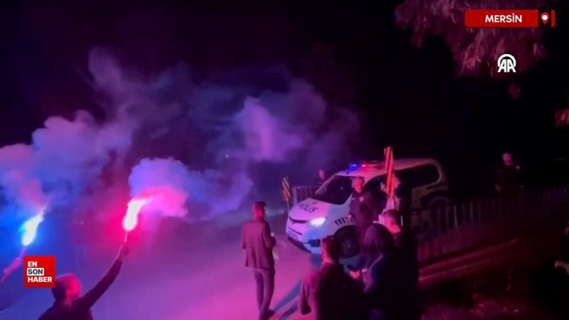 Mersin'de kavga ihbarına giden polisler sürprizle karşılaştı