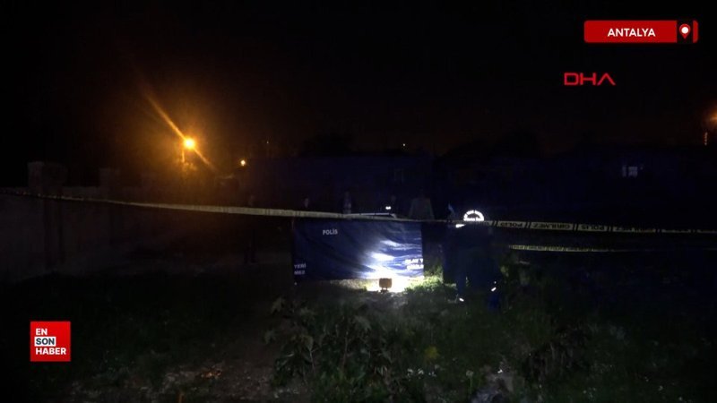 Antalya'da bir kişi tartıştığı kuzenini silahla öldürdü