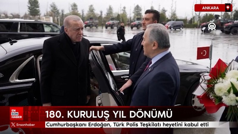 Cumhurbaşkanı Erdoğan, Bakan Yerlikaya ve Türk Polis Teşkilatı heyetini kabul etti