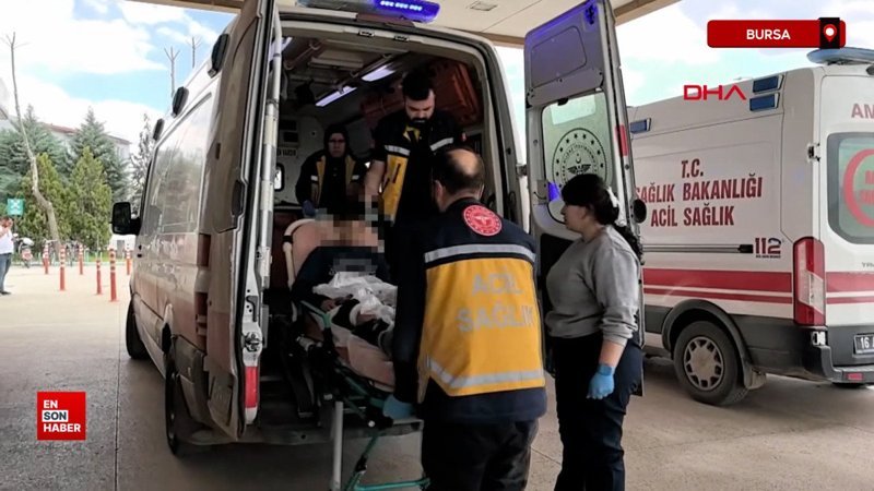 Bursa İnegöl'de çocukların bıçaklı kavgası