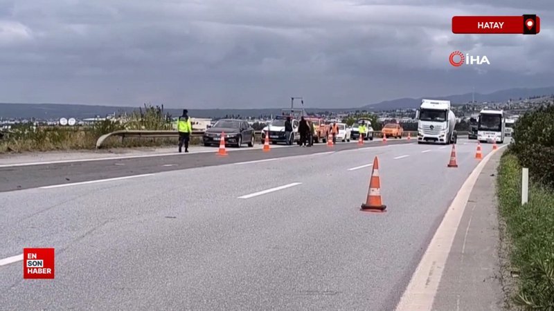 Hatay’da trafik kazası