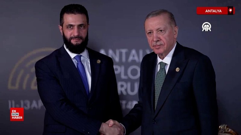 Cumhurbaşkanı Erdoğan, Suriye Cumhurbaşkanı Şara ile bir araya geldi