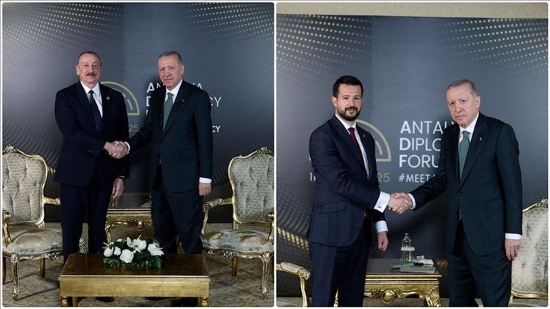 Erdoğan Antalya Diplomasi Forumu'nda liderlerle bir araya geldi