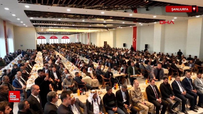 Şanlıurfa'da husumetli aileler barışta gözyaşı döktü