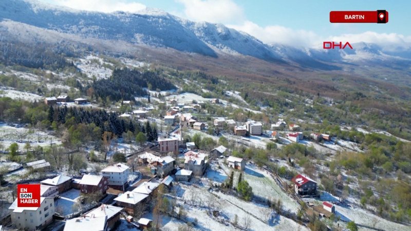 Bartın Küre Dağları Milli Parkı'nda iki mevsim bir arada