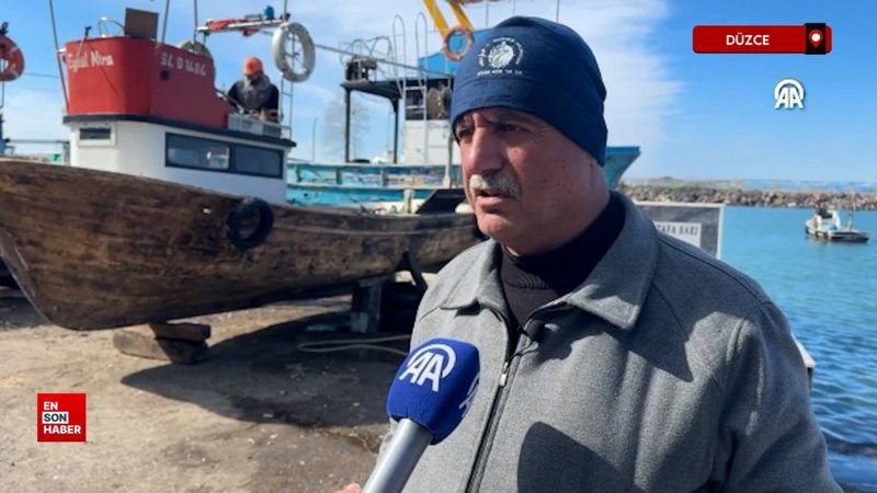 Düzce'de balıkçılar bereketli geçen sezona 'paydos' dedi