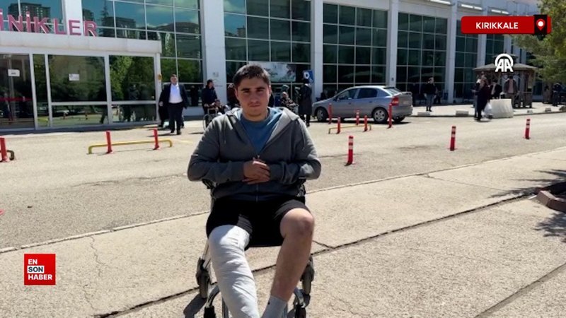 Kırıkkale'de sahipsiz köpeklerden kaçarken istinat duvarından düşen üniversite öğrencisi