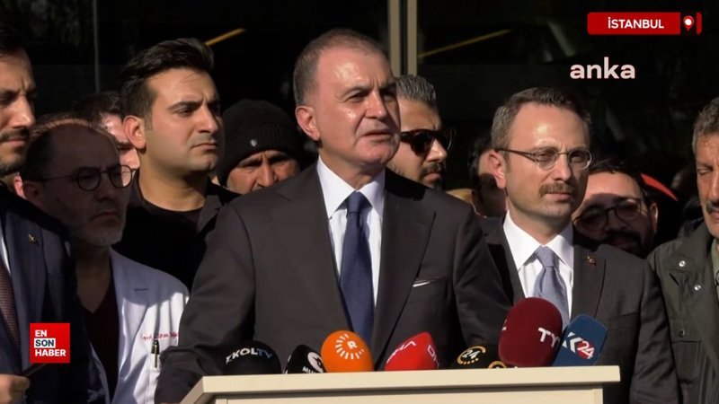 Ömer Çelik, Sırrı Süreyya Önder'in tedavi gördüğü hastaneyi ziyaret etti