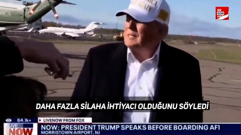 Donald Trump: Zelensky daha fazla silaha ihtiyacı olduğunu söylüyor