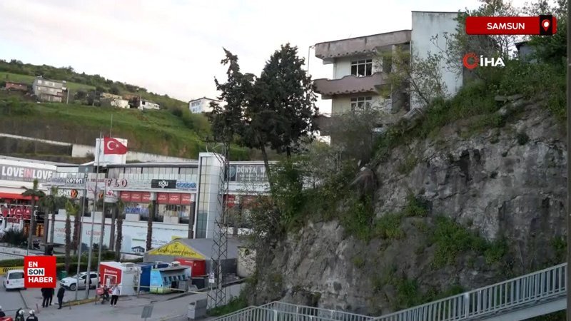 Samsun'da felaketin yaşandığı bölgede ikinci heyelan