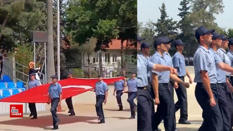 Asker Mert Ramazan Demir yemin töreninde görüntülendi