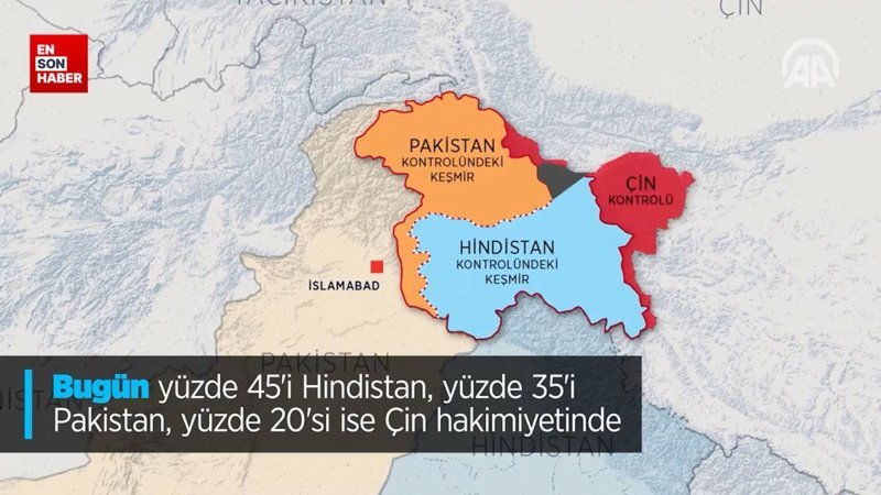 Hindistan ve Pakistan arasında çözülemeyen Keşmir Sorunu