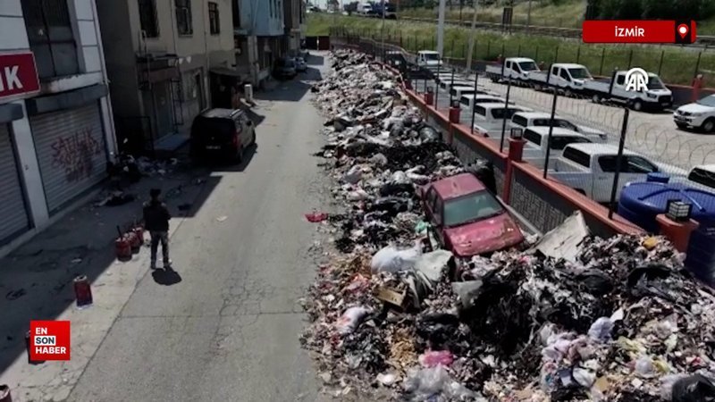 İzmir'de Ayakkabıcılar Sitesi esnafı atıklardan şikayetçi