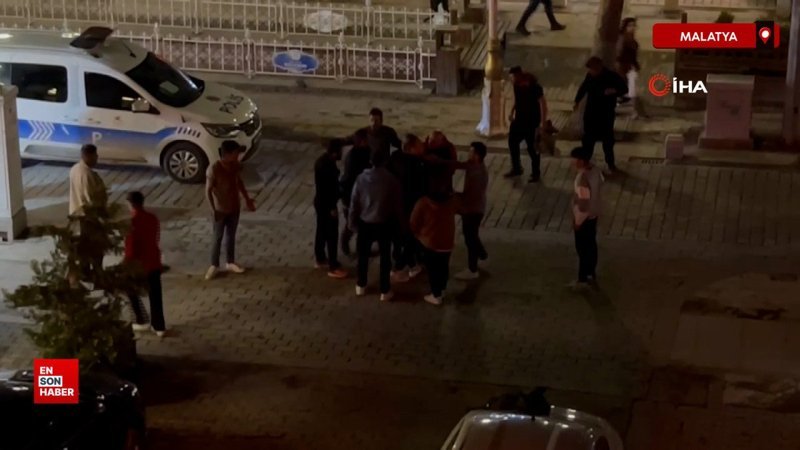 Malatya'da iki grup arasında bıçaklı kavga