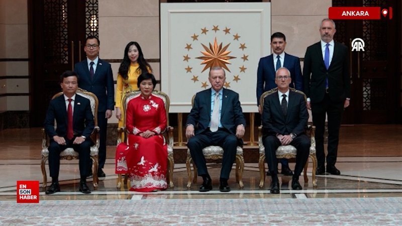 Cumhurbaşkanı Erdoğan, 5 ülkenin büyükelçisini kabul etti