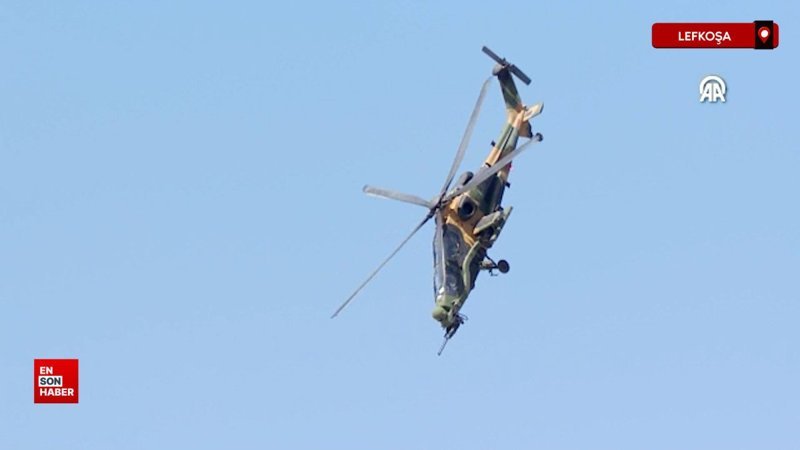 TEKNOFEST KKTC - ATAK Helikopteri gösterisi