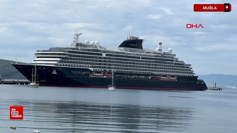 Bodrum’a yolcu gemisi 590 turist geldi