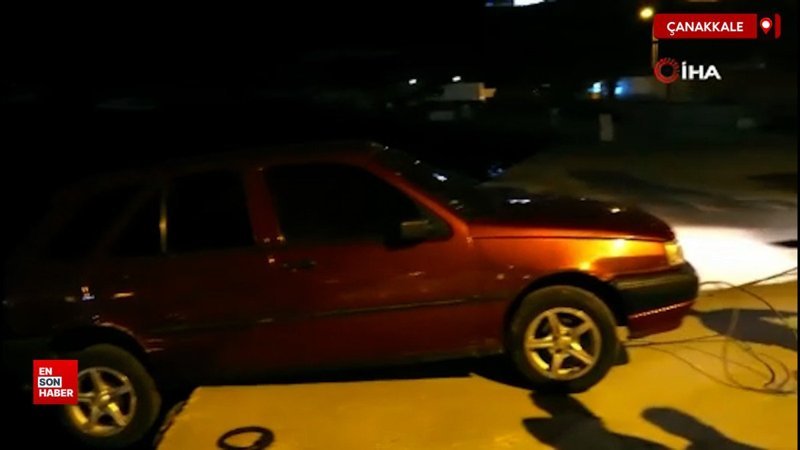 Çanakkale'de alkollü sürücü sahili bir birine kattı