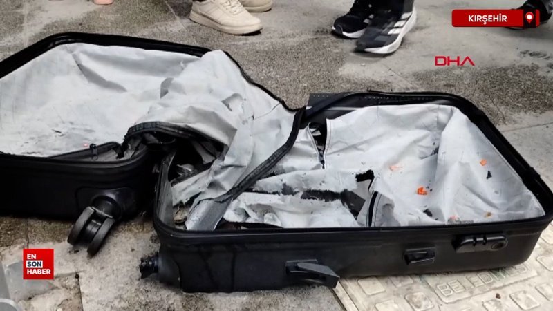 Kırşehir'de fünye ile patlatılan şüpheli valiz boş çıktı