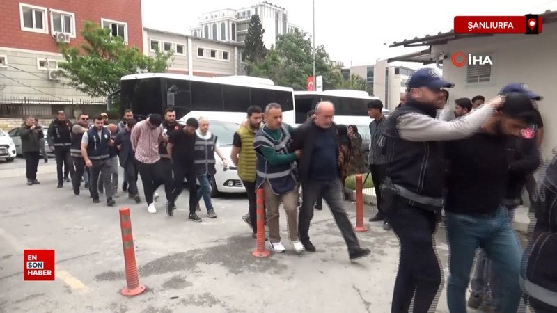 Şanlıurfa merkezli 6 ilde change araç operasyonu: 15 gözaltı