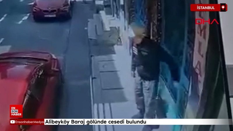 Alibeyköy Baraj gölünde cesedi bulunan adamın evden çıktığı anlar görüntülendi