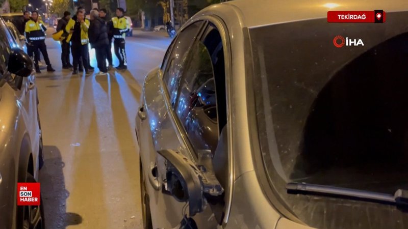 Tekirdağ'da kazaya karışan sürücü sırra kadem bastı