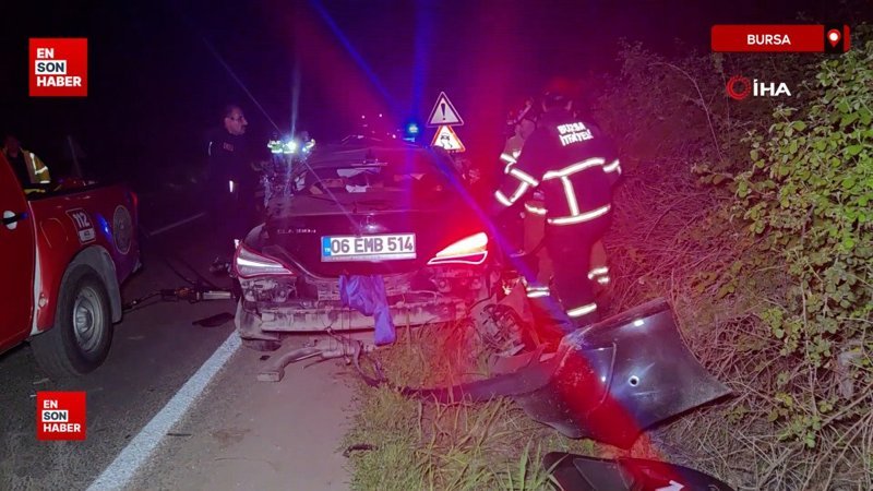 Bursa'da feci kaza