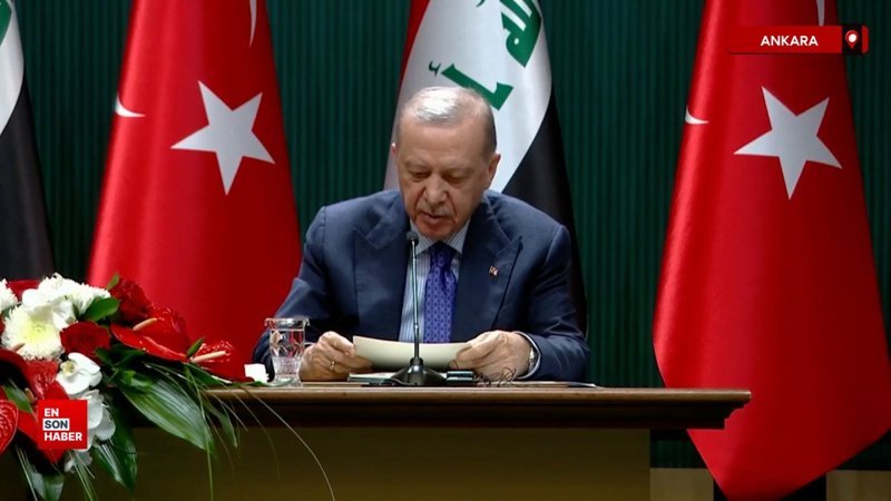 Cumhurbaşkanı Erdoğan ve Irak Başbakanı Sudani'den ortak açıklama